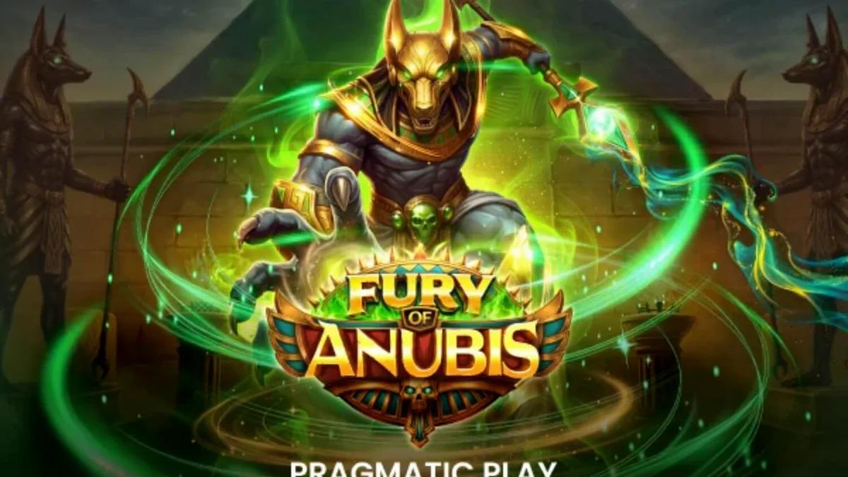 Interface do slot Fury of Anubis com temática egípcia sombria